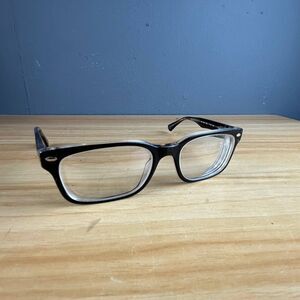 Ray‑Ban RB 5286 2034 Unisex Eyeglasses Full‑Rim 51‑18‑135 Black on Transparent